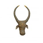 Brass Bull Head with Patina Finish