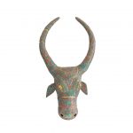 Brass Bull Head with stone work