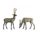 Brass Deer Pair Small Size