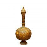 Marble Vase with gold emboss work
