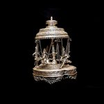 White Metal Carousel