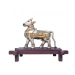 Wooden Nandi on stand