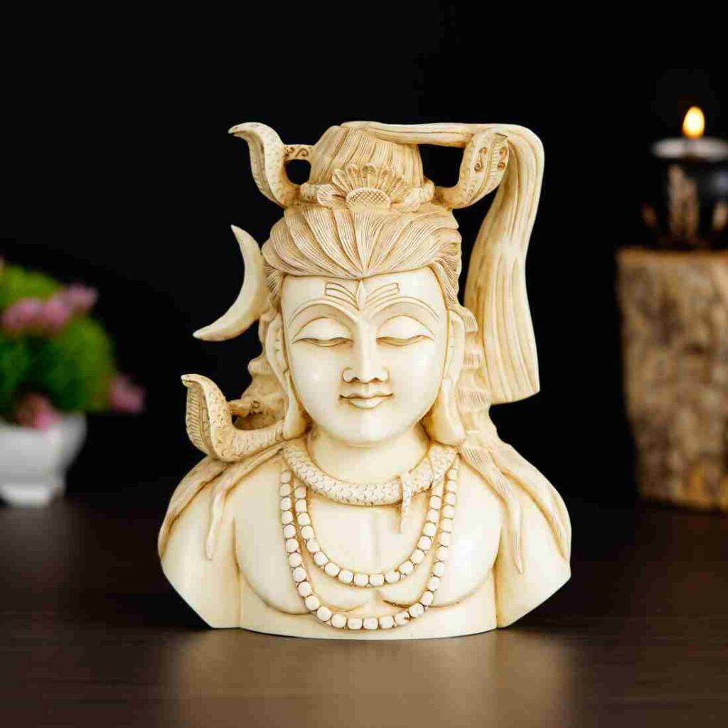 Lord Shiva Head for home decoration (bust) - Artistart